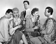 Eddie Bracken, Betty Hutton, Rudy Vallee, Mary Martin and Dick Powell