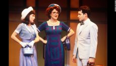 Megan Mullally, Victoria Clark and Matthew  Broderick,  1995