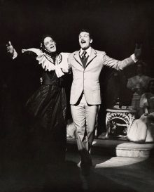 Raul Julia and Jerry Lanning, 1974
